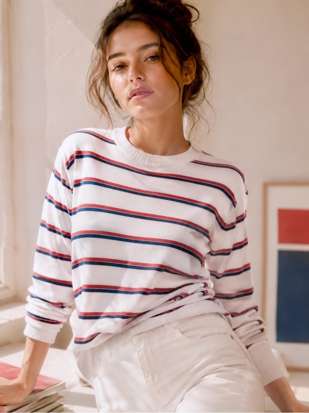 Gap Striped Lightweight Sweater